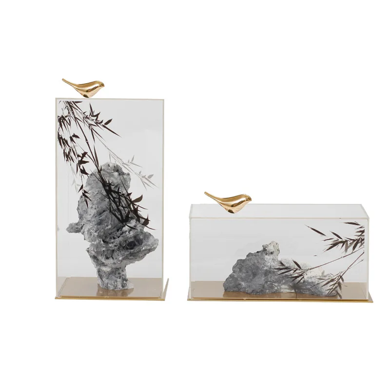Новый китайский креативный рокарий, бамбуковый лист, каменный орнамент, книжный шкаф для гостиной, акриловая модель, мягкое украшение для комнаты в лесу
Новый китайский креативный рокарий, бамбуковый лист, каменный орнамент, книжный шкаф для гостиной, акриловая модель, мягкое украшение для комнаты в лесу