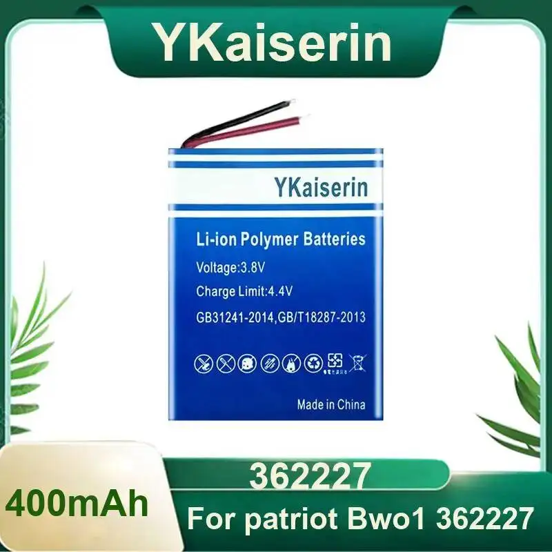 Replacement Safe And Reliable 400mAh Watch Battery For Patriot Bwo1 362227 warranty + tracking number
Replacement Safe And Reliable 400mAh Watch Battery For Patriot Bwo1 362227 warranty + tracking number