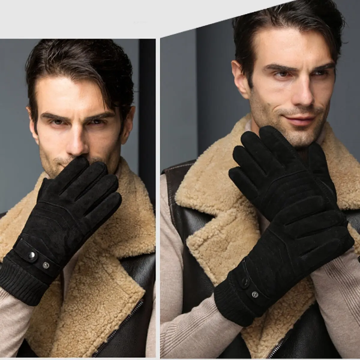 Gloves Men's Winter Cycling Motorcycle Windproof Cold Insulation Warm Leather Touch Screen Anti-Slip Thick Pile
Gloves Men's Winter Cycling Motorcycle Windproof Cold Insulation Warm Leather Touch Screen Anti-Slip Thick Pile