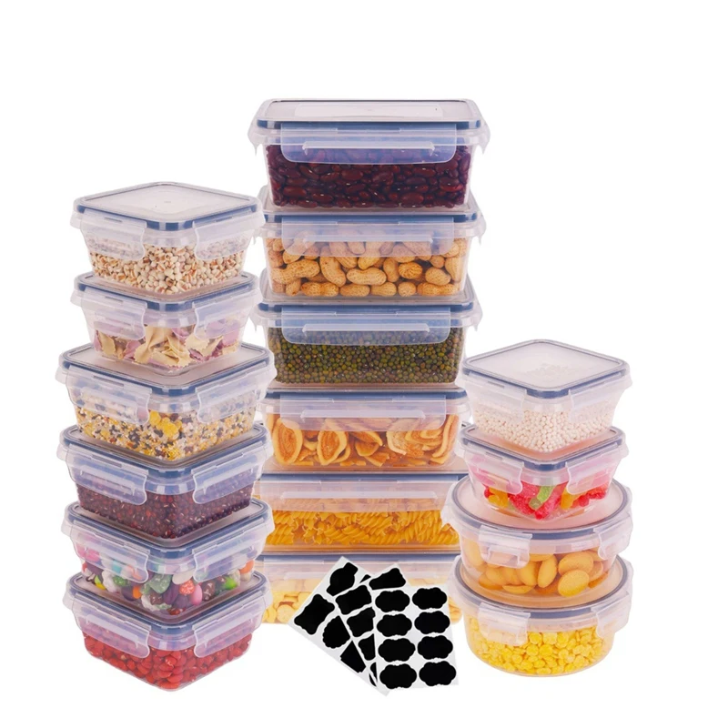 16 Piece Food Storage Containers Set With 16 Easy Snap Lids Food Containers For Pantry Kitchen Organization Foodstorage
16 Piece Food Storage Containers Set With 16 Easy Snap Lids Food Containers For Pantry Kitchen Organization Foodstorage