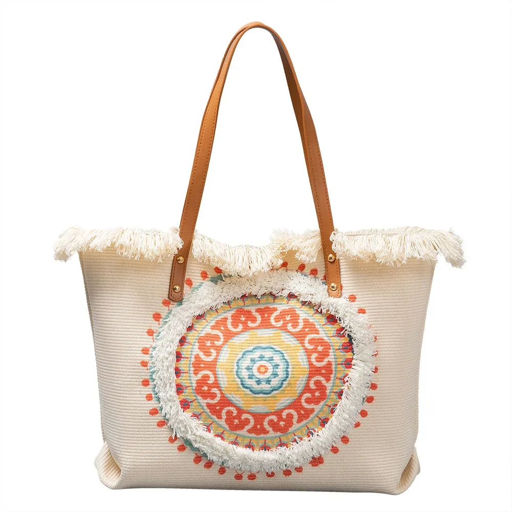 Bohemian Style Tote Bag with Tassels, Large Capacity, Perfect for Beach Vacation Токийские Мстители
Bohemian Style Tote Bag with Tassels, Large Capacity, Perfect for Beach Vacation Токийские Мстители