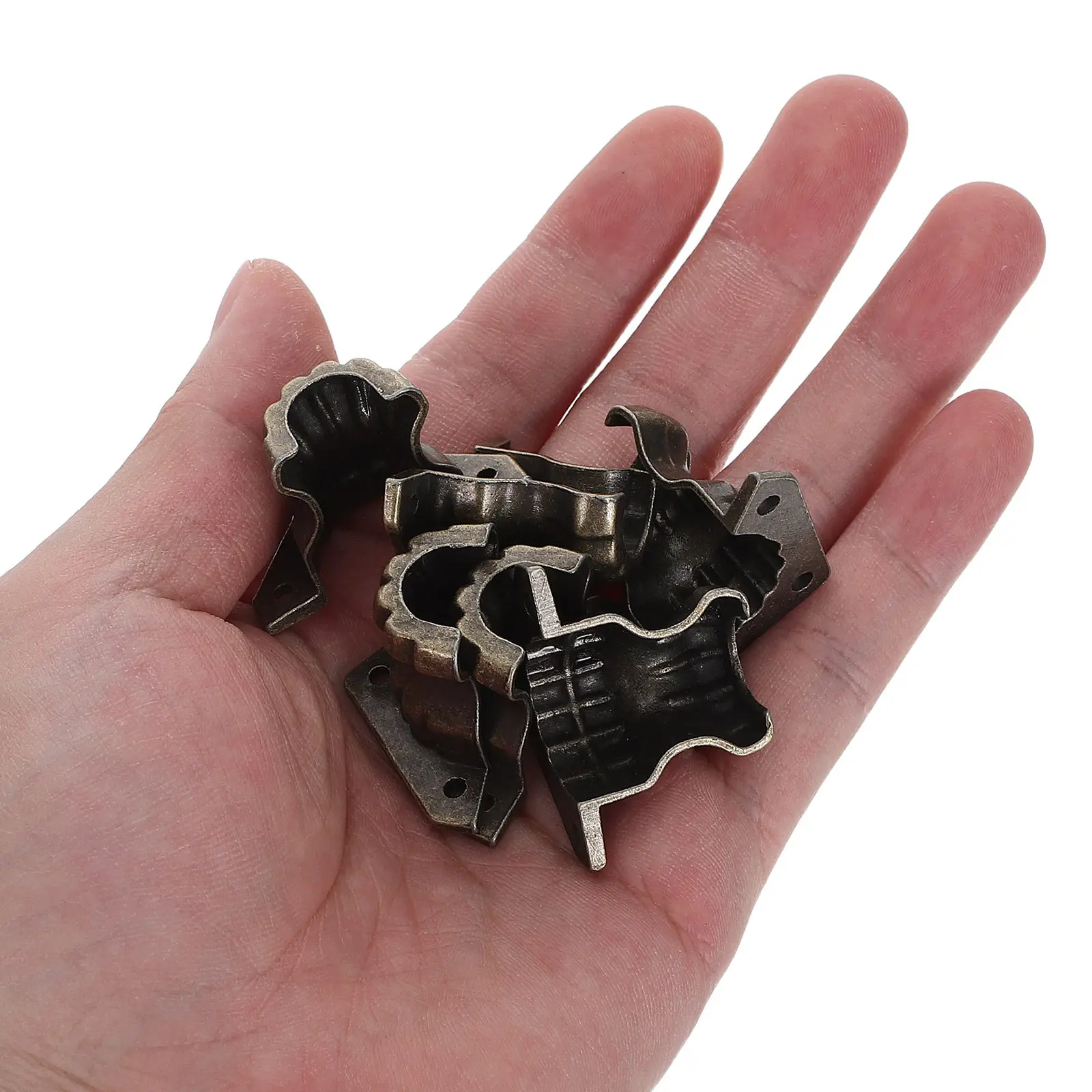 24Pcs Brass Box Feet Decorative Vintage Zinc Alloy Corner Protectors Wooden Case Embellishments Jewelry Box Legs Chest
24Pcs Brass Box Feet Decorative Vintage Zinc Alloy Corner Protectors Wooden Case Embellishments Jewelry Box Legs Chest