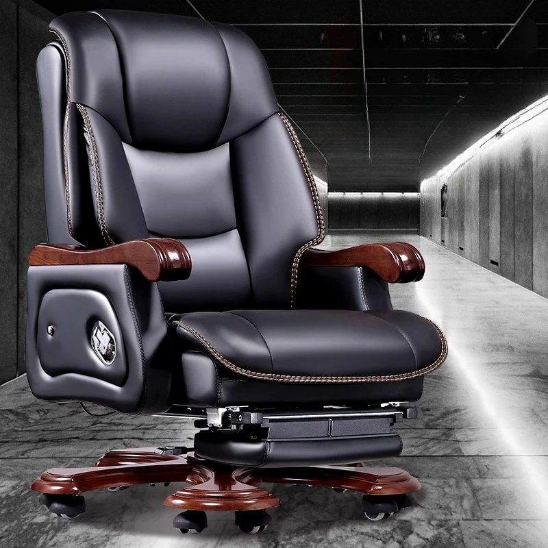 Leather Ergonomic Office Chair Leather Recliner Adjustable Luxury Office Chair Massage Lounge Cadeiras De Escritorio Furniture
Leather Ergonomic Office Chair Leather Recliner Adjustable Luxury Office Chair Massage Lounge Cadeiras De Escritorio Furniture
