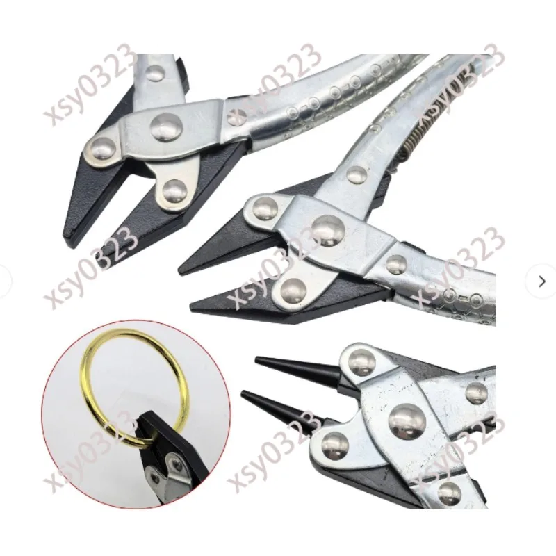 Parallel Flat Round Nose Pliers Spring Loaded Jewelry Craft Holding Hand Tools
Parallel Flat Round Nose Pliers Spring Loaded Jewelry Craft Holding Hand Tools