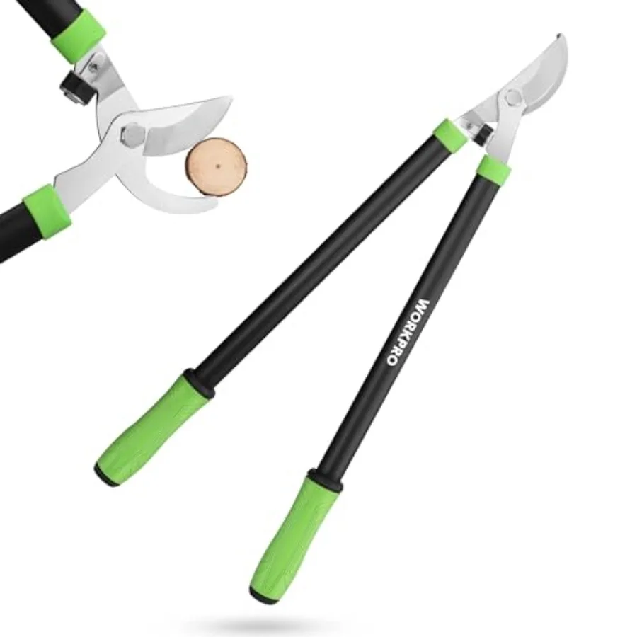 Bypass Lopper, 28" Branch Cutter with 65MN Spring Steel Blade, Heavy Duty Tree Trimmer with 1-3/16inch Cutting Capacity, Perfec
Bypass Lopper, 28" Branch Cutter with 65MN Spring Steel Blade, Heavy Duty Tree Trimmer with 1-3/16inch Cutting Capacity, Perfec