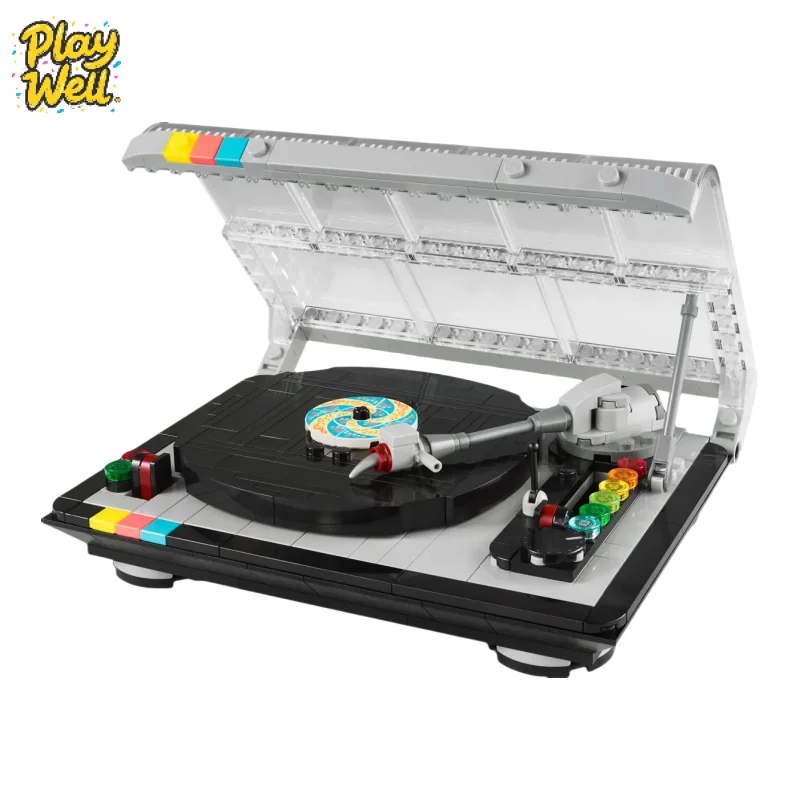 1 MINISO 2025 NEW 310PCS 40699 Retro Vinyl Record Player Home Decor Building Block Brick Assemble Creator Model Gifts for Adults 
1 MINISO 2025 NEW 310PCS 40699 Retro Vinyl Record Player Home Decor Building Block Brick Assemble Creator Model Gifts for Adults