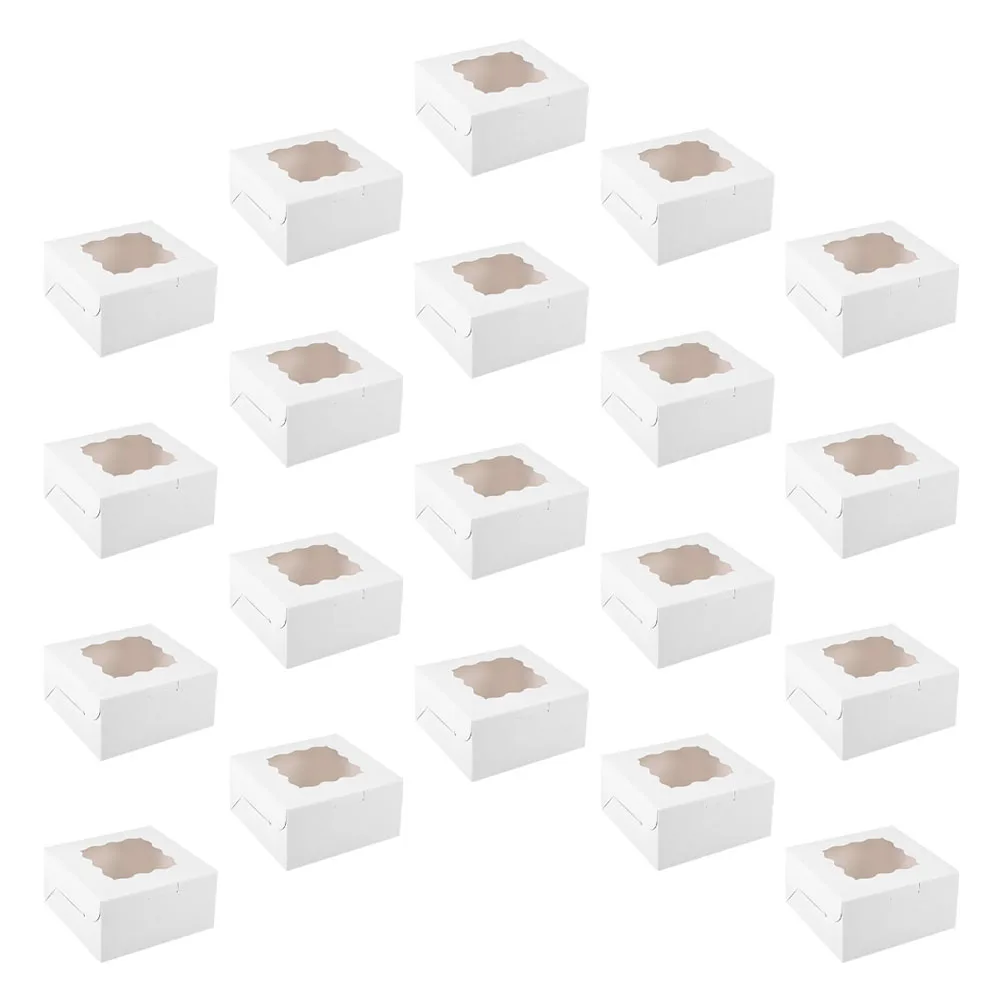 20 Pcs Cake Box Household Cases Pastry Cookie Boxes Paper Egg Tart Packing Decorative Bakery Grocery Store Family Catering Gift
20 Pcs Cake Box Household Cases Pastry Cookie Boxes Paper Egg Tart Packing Decorative Bakery Grocery Store Family Catering Gift