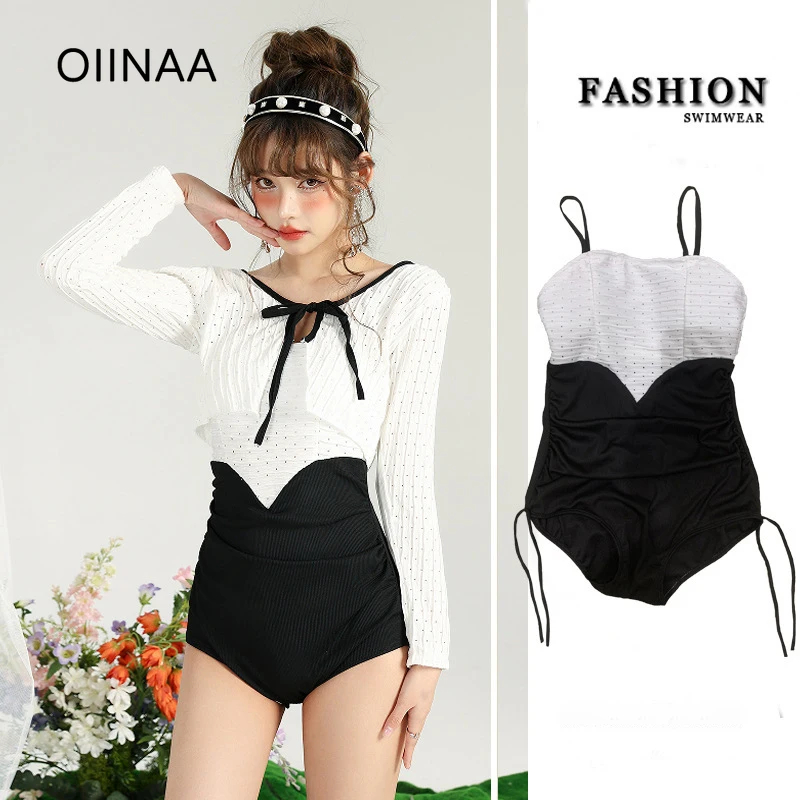 OIINAA Swimwear Women Halter Contrast Color Biquinis Sweet Girly Lace Up Hot Spring Swimwear Summer 2025 New Korean Beachwear
OIINAA Swimwear Women Halter Contrast Color Biquinis Sweet Girly Lace Up Hot Spring Swimwear Summer 2025 New Korean Beachwear