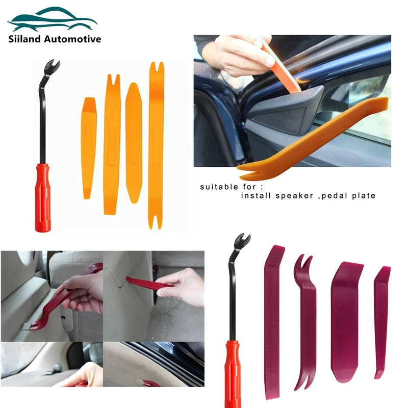 Blue Car Removal Tool + 4pcs/set Portable Vehicle Car Panel Audio Trim Removal Tool Set Kit Practical Car Repairing Hand Tools
Blue Car Removal Tool + 4pcs/set Portable Vehicle Car Panel Audio Trim Removal Tool Set Kit Practical Car Repairing Hand Tools