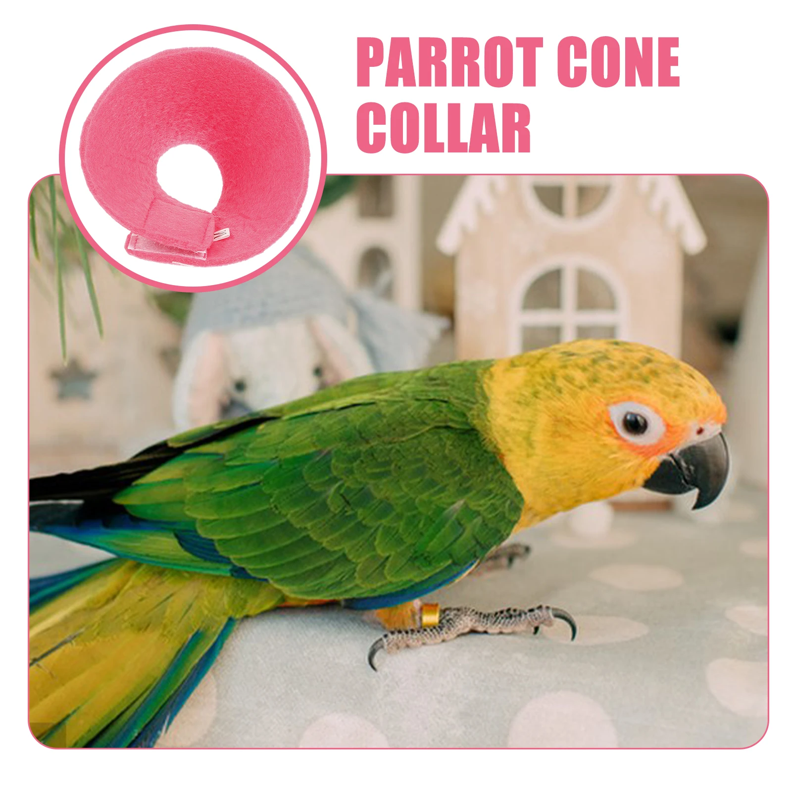 Parrot Bird Collar Cone Neck Protection Anti-Bite Lightweight Breathable Recovery Comfortable Protective Collar M
Parrot Bird Collar Cone Neck Protection Anti-Bite Lightweight Breathable Recovery Comfortable Protective Collar M