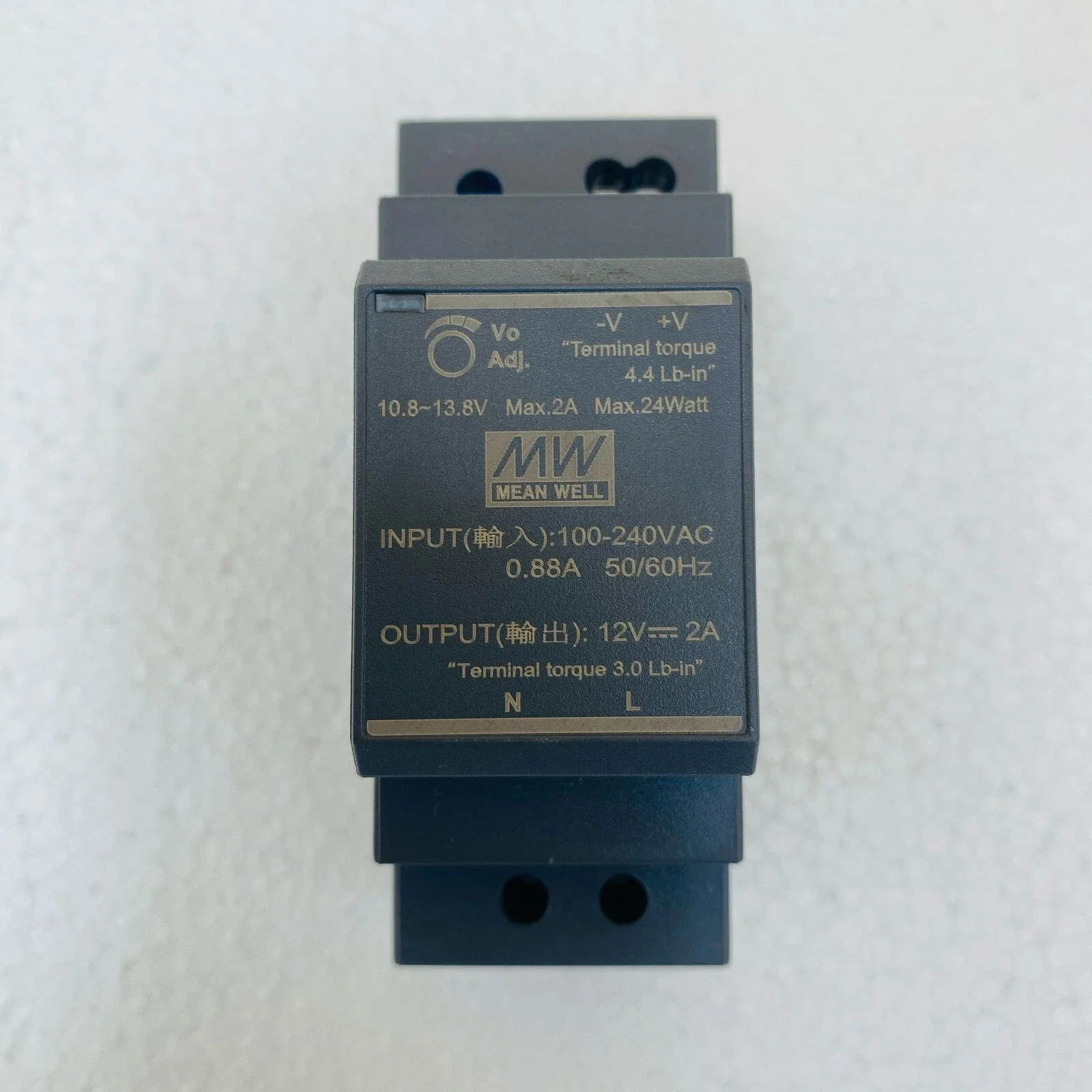 HDR-30-12 AC-DC Ultra slim DIN rail power supply
HDR-30-12 AC-DC Ultra slim DIN rail power supply