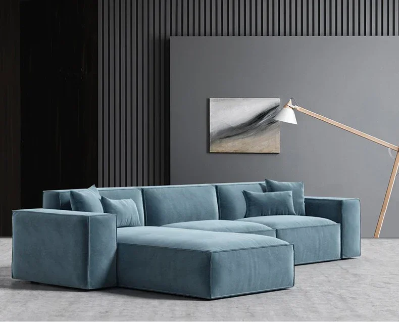 Italian simple square multi-person combination sofa Nordic creative corner high-end living room fabric sofa
Italian simple square multi-person combination sofa Nordic creative corner high-end living room fabric sofa