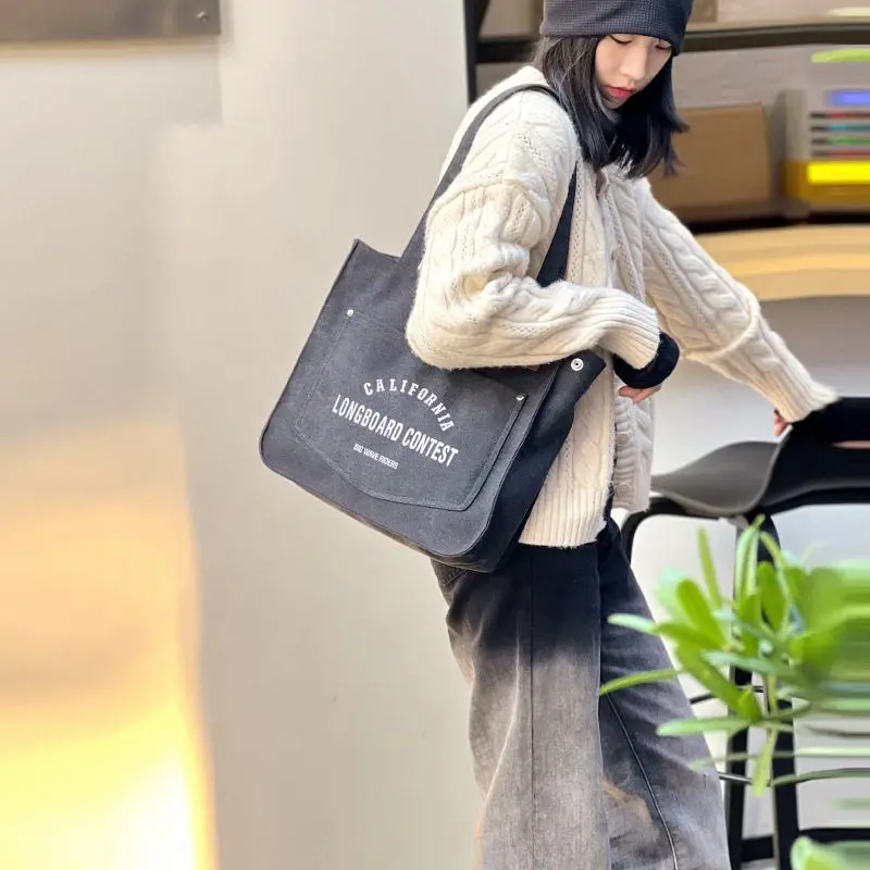 2025 New Korean Sle Large Capaci Canvas Tote Women's oulder Bag Casual Print Commuter Faion Soft Foldable Waable
2025 New Korean Sle Large Capaci Canvas Tote Women's oulder Bag Casual Print Commuter Faion Soft Foldable Waable