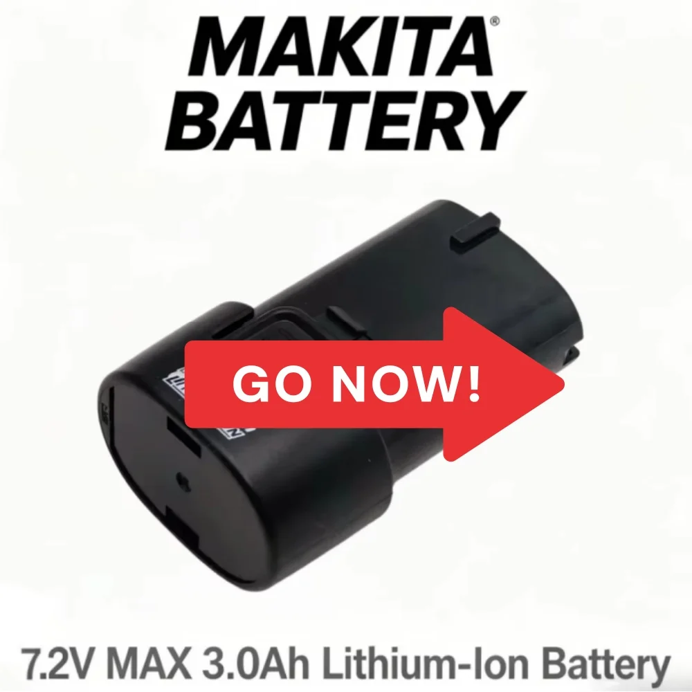 Makita Electric Tool Battery 7.2V 3000mAh Compatible with BL7010 BL0715 DF010 DF012 DF022 7.2-4 194355-2 194356-3
Makita Electric Tool Battery 7.2V 3000mAh Compatible with BL7010 BL0715 DF010 DF012 DF022 7.2-4 194355-2 194356-3