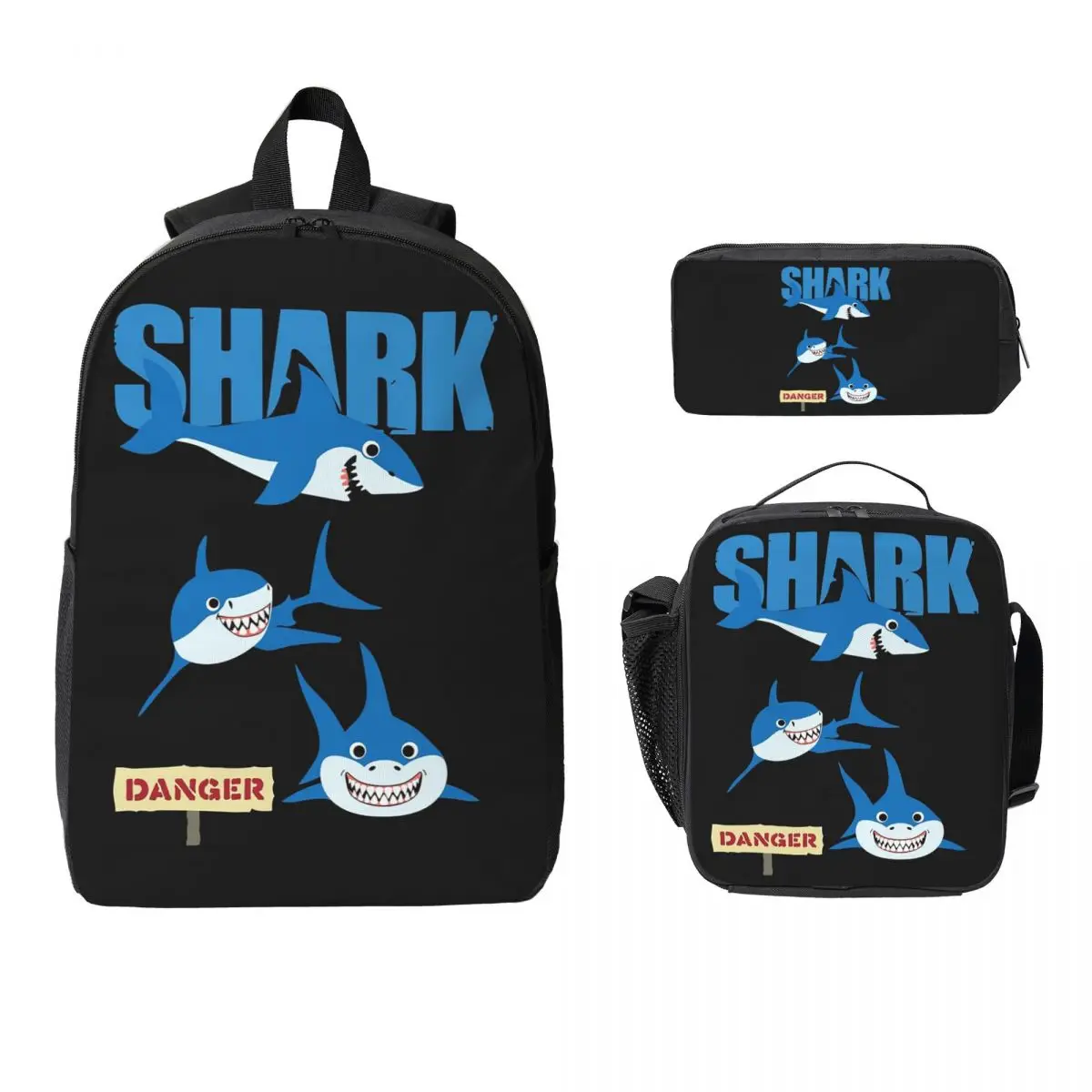 Funny Shark Danger - Crazy Sark Lady Backpack BookBag School Bag Computer Shoulder Bags 3ps Insulated Lunch Bag Pencil Case
Funny Shark Danger - Crazy Sark Lady Backpack BookBag School Bag Computer Shoulder Bags 3ps Insulated Lunch Bag Pencil Case