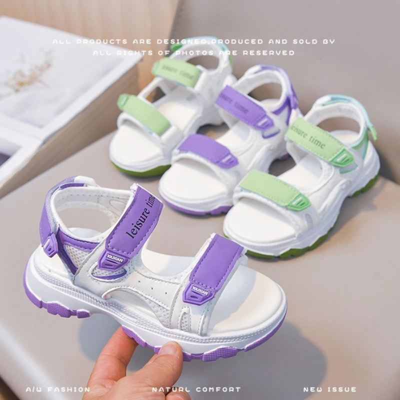 2026 Summer New Plus Size Kids Sandals Comfort Non Slip Thick Bottom Child Beach Shoes Simple Versatile Girls' Open Toed Sandals
2026 Summer New Plus Size Kids Sandals Comfort Non Slip Thick Bottom Child Beach Shoes Simple Versatile Girls' Open Toed Sandals