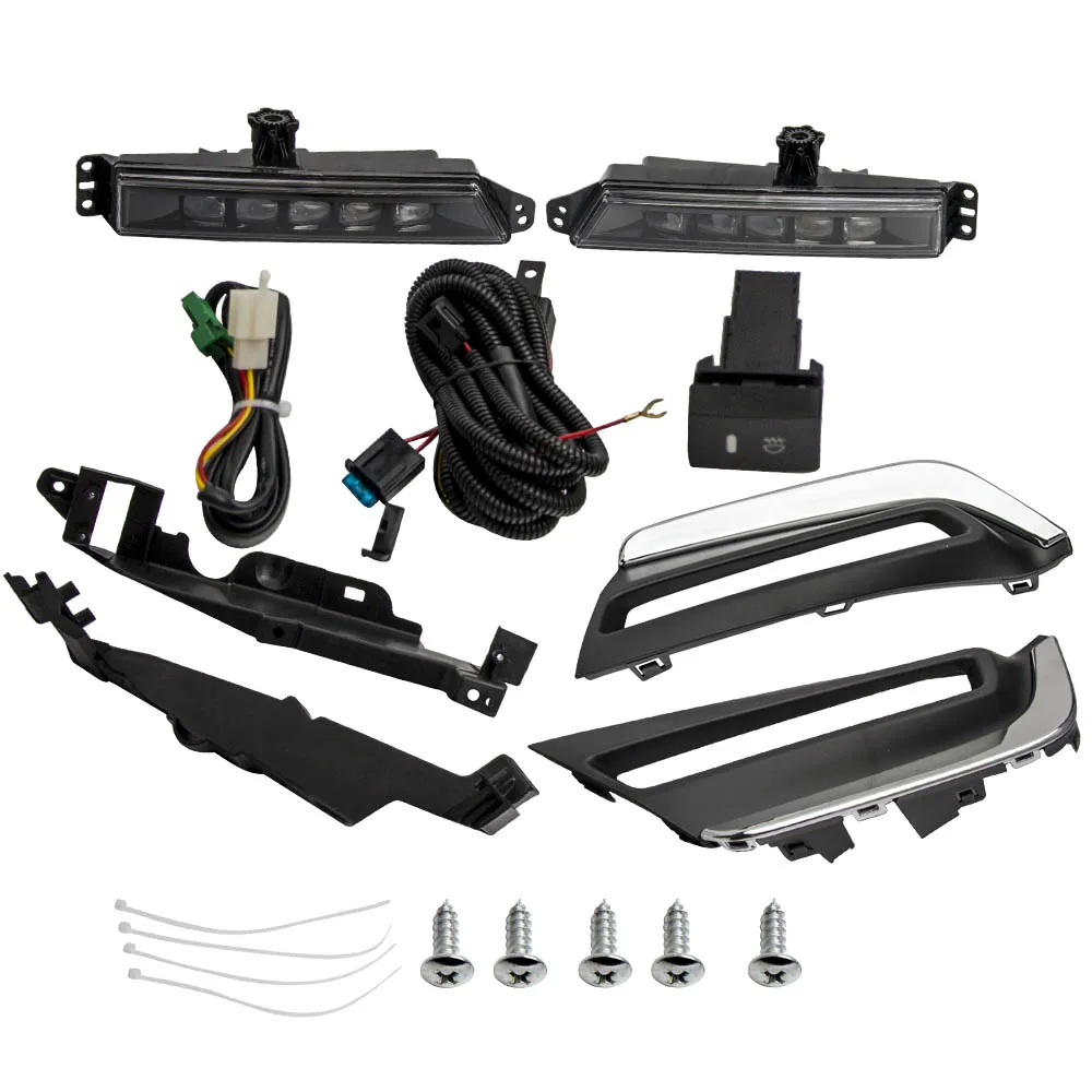 LED Daytime Running Fog Lamp Kit for Honda CR-V CRV 2017-2018 White 6000K Set
LED Daytime Running Fog Lamp Kit for Honda CR-V CRV 2017-2018 White 6000K Set