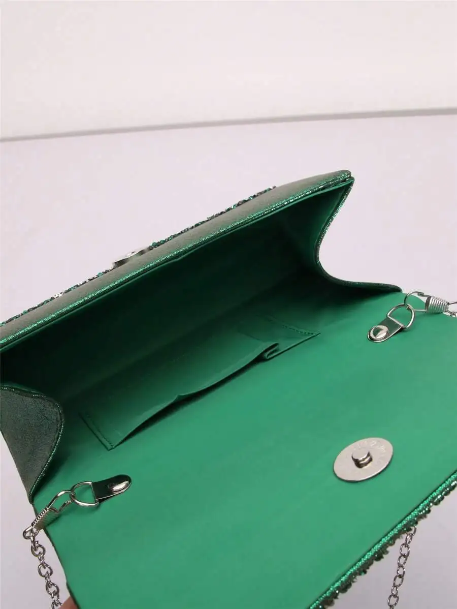 Elegant Rhinestone Clutch Bag With Chain Strap For Evening Party Wedding Prom
Elegant Rhinestone Clutch Bag With Chain Strap For Evening Party Wedding Prom