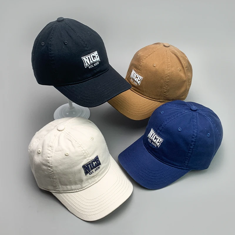 All-Match Letter Nice Kpop Men Women Baseball Hats Cotton Breathable Korea Fashion Embroidery Original Classic Streetwear Caps
All-Match Letter Nice Kpop Men Women Baseball Hats Cotton Breathable Korea Fashion Embroidery Original Classic Streetwear Caps