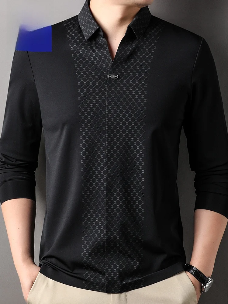 Мужская рубашка Lormen: тонкая, эластичная, повседневная, с отложным воротником, для мужчин среднего возраста, комфортная.
Мужская рубашка Lormen: тонкая, эластичная, повседневная, с отложным воротником, для мужчин среднего возраста, комфортная.