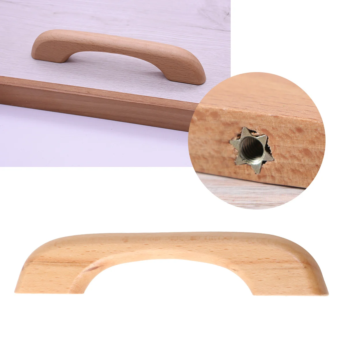 10Pcs Wood Cabinet Handles Solid Wooden Drawer Pulls Kitchen Wardrobe Cabinet Knobs Furniture Handles Comfortable
10Pcs Wood Cabinet Handles Solid Wooden Drawer Pulls Kitchen Wardrobe Cabinet Knobs Furniture Handles Comfortable