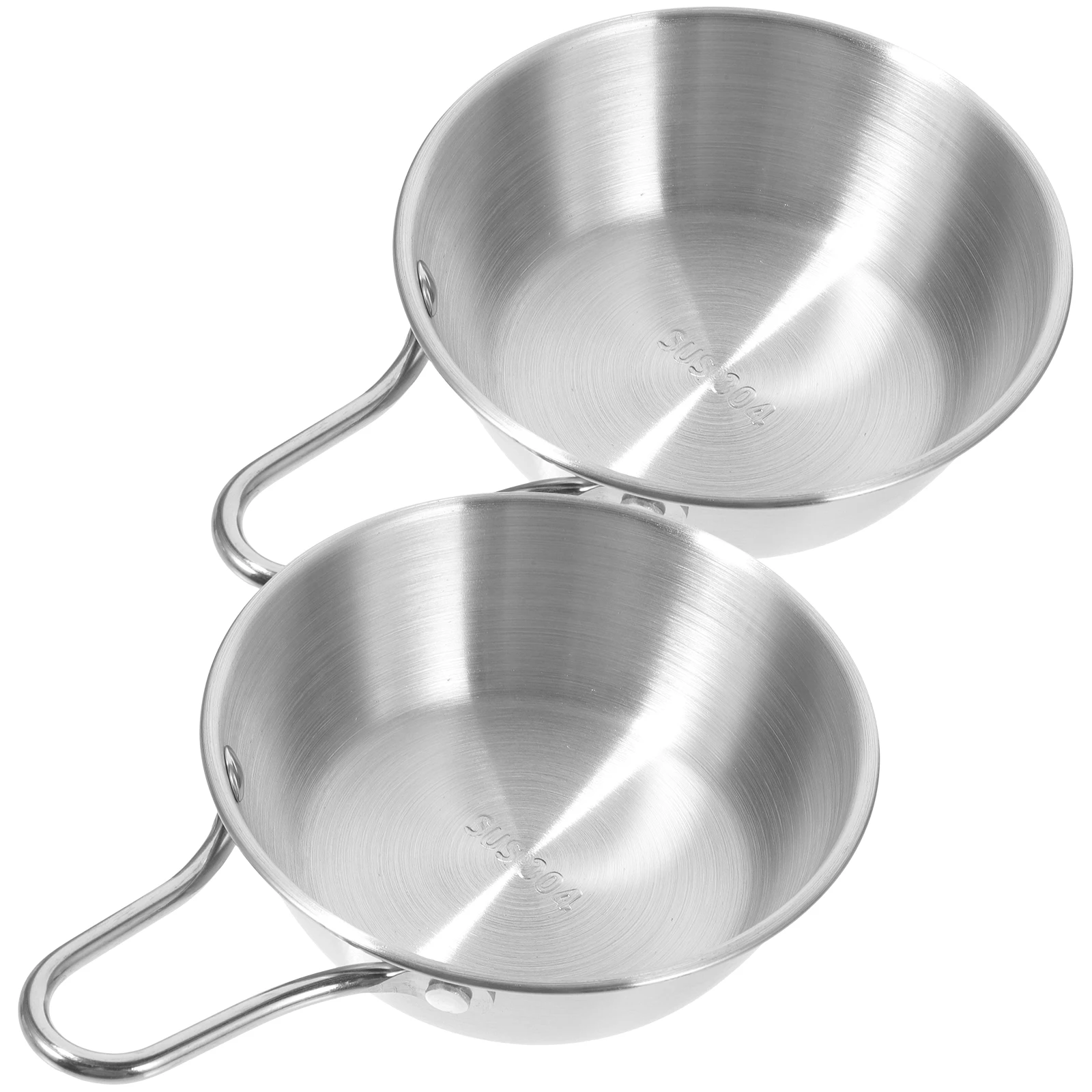 2pcs Stainless Camping Bowls Lightweight Outdoor Safe Handled Korean Bowl Ramen Soup Outdoor Bowls Container
2pcs Stainless Camping Bowls Lightweight Outdoor Safe Handled Korean Bowl Ramen Soup Outdoor Bowls Container