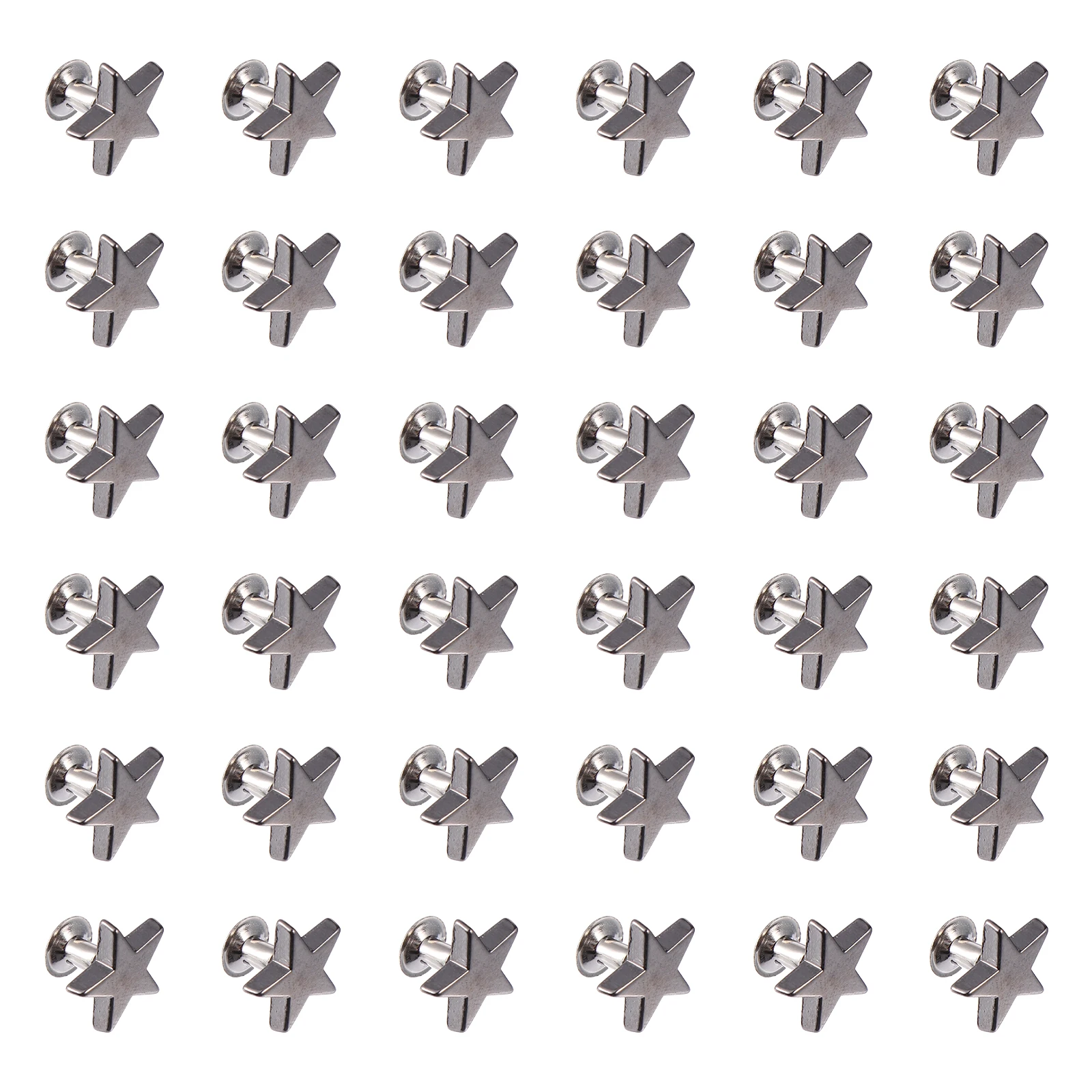 100pcs Five Pointed Star Rivets Flat Alloy Studs Punk Clothing Accessories Craft Punk Rivets Supplies
100pcs Five Pointed Star Rivets Flat Alloy Studs Punk Clothing Accessories Craft Punk Rivets Supplies