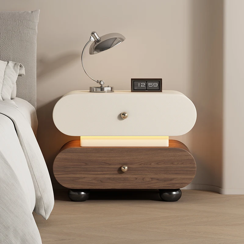 Installation-free all-solid wood bedside table Medieval cream style Italian minimalist light luxury modern bedroom
Installation-free all-solid wood bedside table Medieval cream style Italian minimalist light luxury modern bedroom