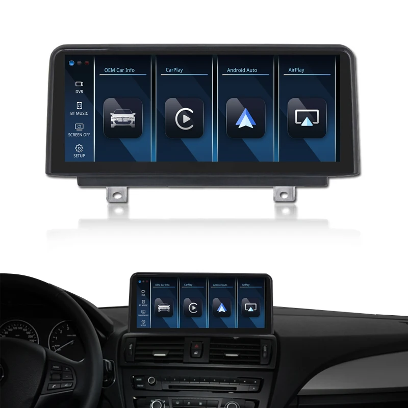 Головное устройство Linux 10,25 дюйма для BMW 3 серии F30 F20 NBT CIC, беспроводной и проводной автомобильный экран CarPlay Android
Головное устройство Linux 10,25 дюйма для BMW 3 серии F30 F20 NBT CIC, беспроводной и проводной автомобильный экран CarPlay Android