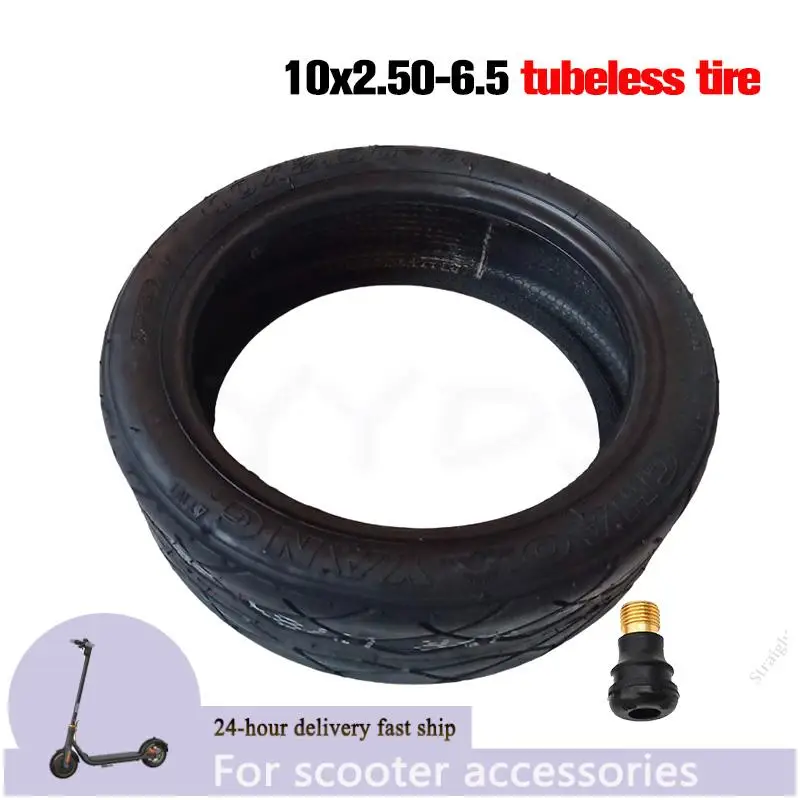 Chaoyang 10x2,50-6,5 вакуумная шина с клапаном для электрического скутера, аксессуары для 10-дюймовых пневматических колес
Chaoyang 10x2,50-6,5 вакуумная шина с клапаном для электрического скутера, аксессуары для 10-дюймовых пневматических колес
