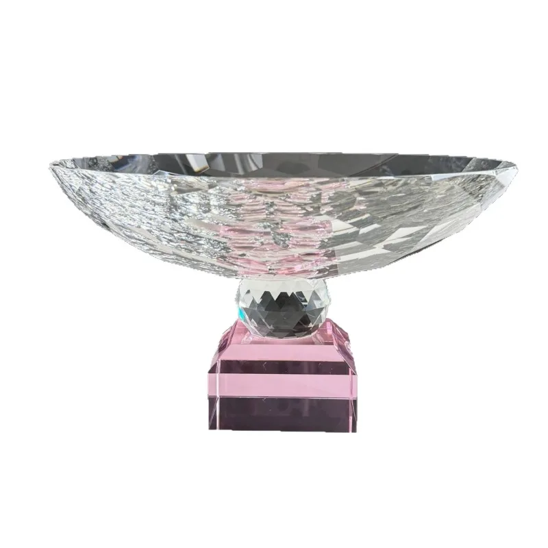 Crystal fruit plate exquisite artistic ornament fruit plate living room home large handmade
Crystal fruit plate exquisite artistic ornament fruit plate living room home large handmade