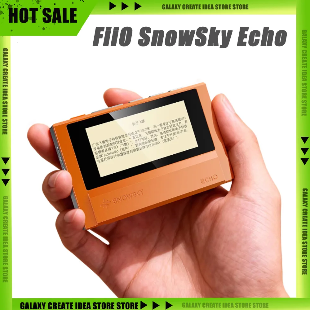 FiiO SnowSky Echo Bluetooth MP3-плеер HiFi Pure Music Player, 15 часов воспроизведения, выход для наушников 3,5 мм и 4,4 мм, Walkman, новый цвет
FiiO SnowSky Echo Bluetooth MP3-плеер HiFi Pure Music Player, 15 часов воспроизведения, выход для наушников 3,5 мм и 4,4 мм, Walkman, новый цвет
