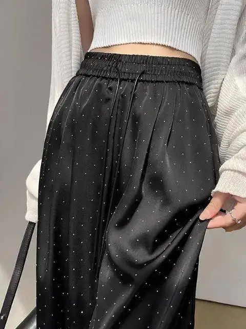 High Waist Wide Leg Pants Women's Summer Thin Drapey Slimming Loose Commute Casual Pants Black Star High Waist Wide Leg
High Waist Wide Leg Pants Women's Summer Thin Drapey Slimming Loose Commute Casual Pants Black Star High Waist Wide Leg