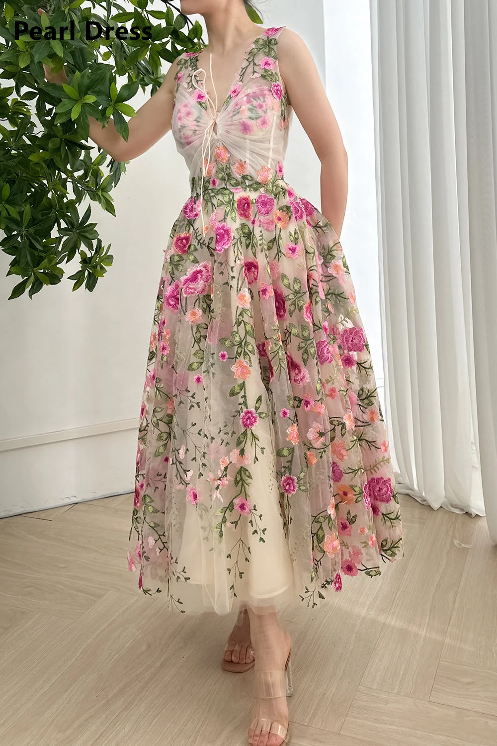 Pearl Elegant Evening Dresses 2024 Women V-neck Sleeveless Floral Lace Line A Elegant Women's Luxury Party Dresses Prom Dress Es
Pearl Elegant Evening Dresses 2024 Women V-neck Sleeveless Floral Lace Line A Elegant Women's Luxury Party Dresses Prom Dress Es