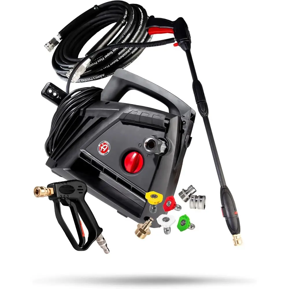 High-Pressure Portable Electric Pressure Washer Kit - 1500 PSI, 1.2 GPM for Car, Home, Outdoor Cleaning
High-Pressure Portable Electric Pressure Washer Kit - 1500 PSI, 1.2 GPM for Car, Home, Outdoor Cleaning