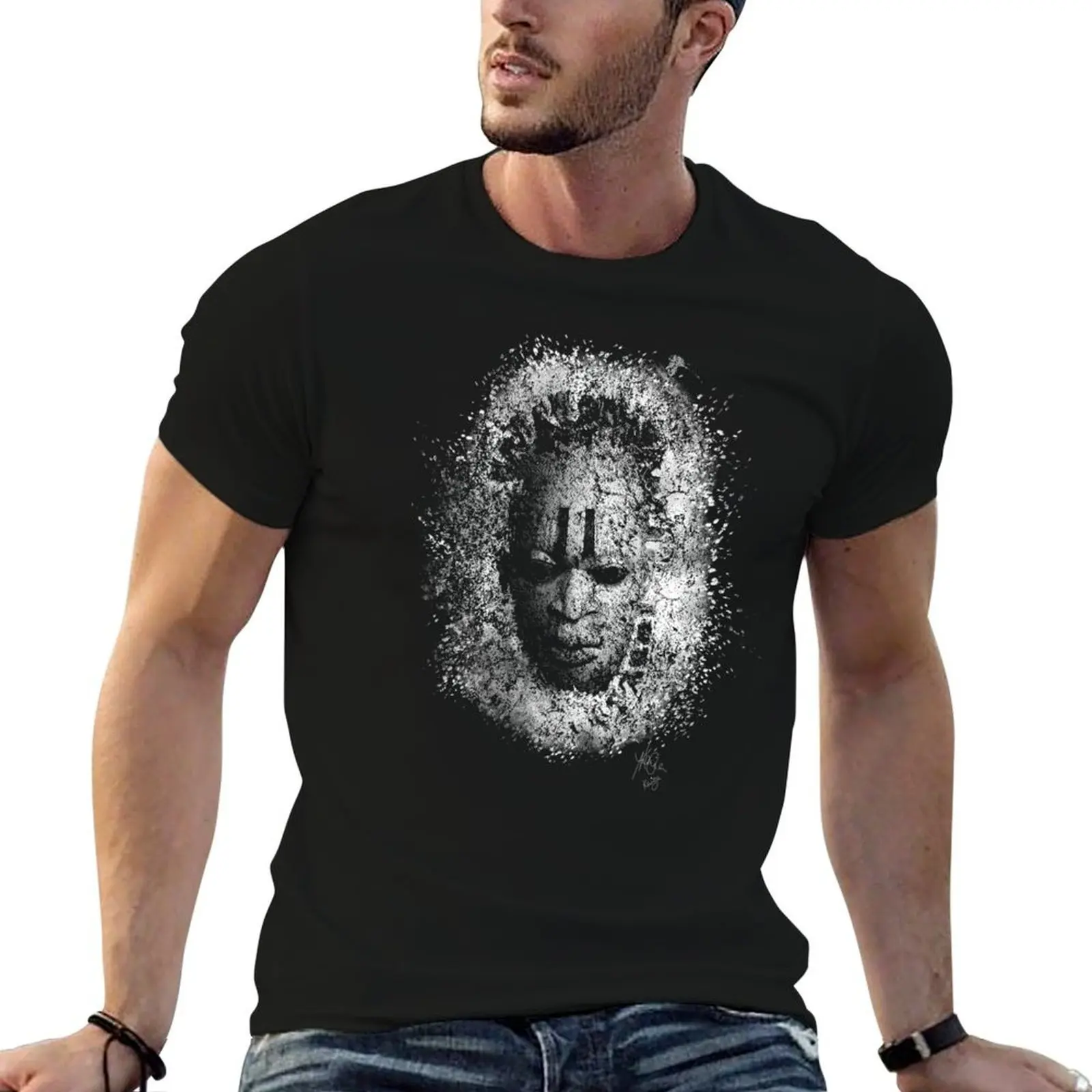 Mask on dark background T-Shirt t shirt man plain t shirts designer t shirts for man graphic funny T-shirt
Mask on dark background T-Shirt t shirt man plain t shirts designer t shirts for man graphic funny T-shirt