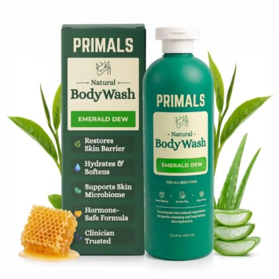 Natural Body Wash - Aloe Vera, Raw Honey, Green Tea - Natural Ingredients - Zero Artificial Fragrances, Sulfates, Parabens, or
Natural Body Wash - Aloe Vera, Raw Honey, Green Tea - Natural Ingredients - Zero Artificial Fragrances, Sulfates, Parabens, or