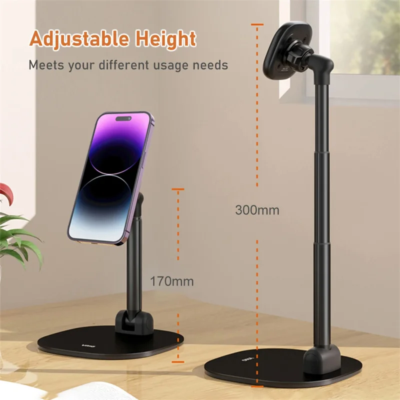 Desktop Magnetic Phone Stand Adjustable Height for Smartphone Mount Foldable Phone Mount Phone Holder for Phone Accessories
Desktop Magnetic Phone Stand Adjustable Height for Smartphone Mount Foldable Phone Mount Phone Holder for Phone Accessories