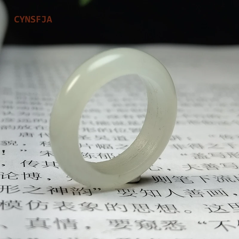 CYNSFJA New Real Certified Natural Hetian Nephrite Unisex Lucky Jade Rings High Quality Blessing Birthday Gifts
CYNSFJA New Real Certified Natural Hetian Nephrite Unisex Lucky Jade Rings High Quality Blessing Birthday Gifts