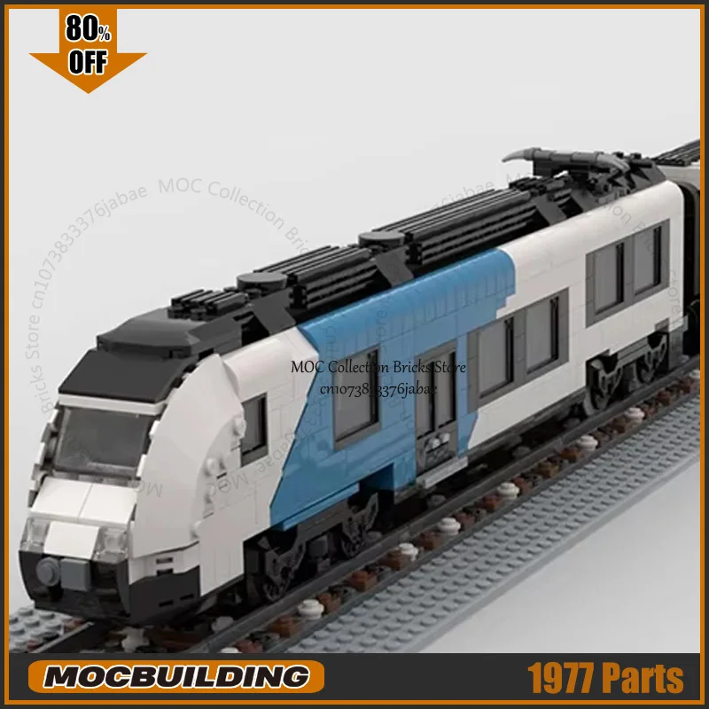Private Owner ETR Train RC MOC Building Blocks City Vehicle Technology Bricks DIY Assembly Model National Collection Toys Gift
Private Owner ETR Train RC MOC Building Blocks City Vehicle Technology Bricks DIY Assembly Model National Collection Toys Gift