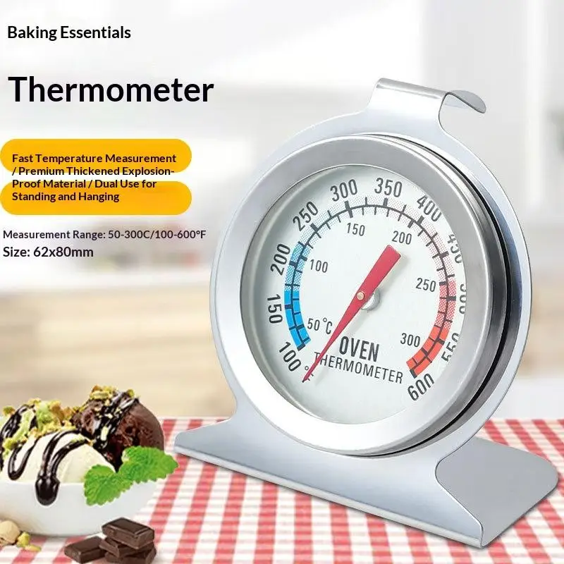 1Pcs Kitchen Tools 300°C Stainless Oven Thermograph Mini Dial Stand Up Temperature Meter BBQ Thermograph Household Oven Cookware
1Pcs Kitchen Tools 300°C Stainless Oven Thermograph Mini Dial Stand Up Temperature Meter BBQ Thermograph Household Oven Cookware