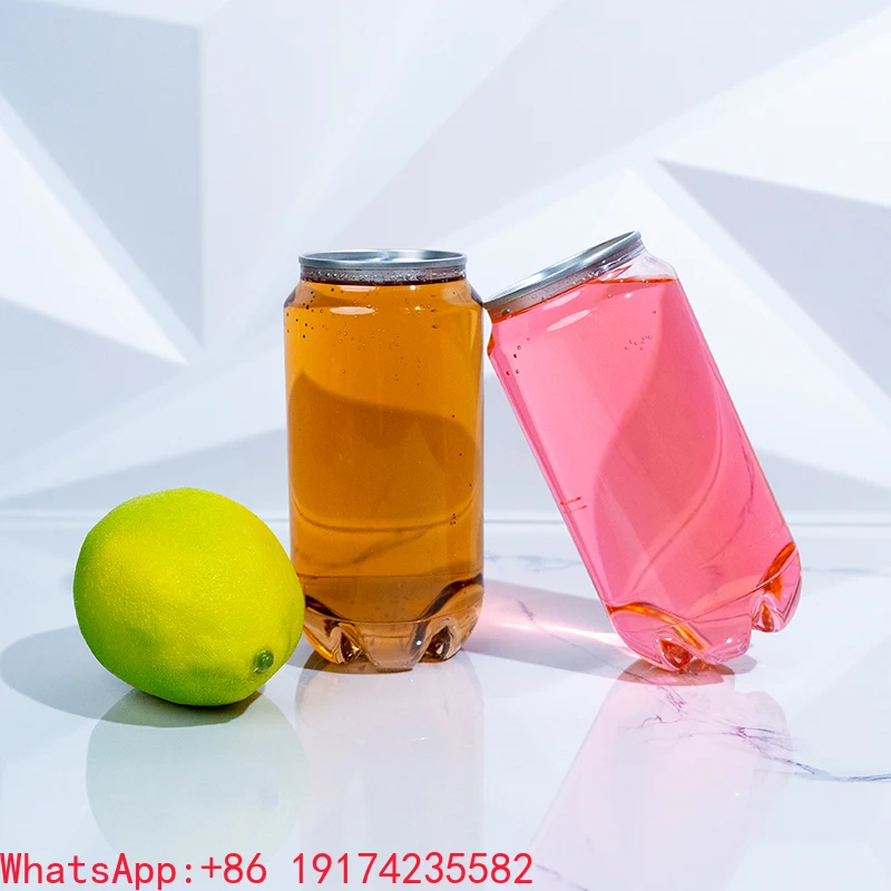 Hot Sale Factory Price Clear PET Plastic Beverage Soda Coffee Drink Can With Easy Open Lid
Hot Sale Factory Price Clear PET Plastic Beverage Soda Coffee Drink Can With Easy Open Lid