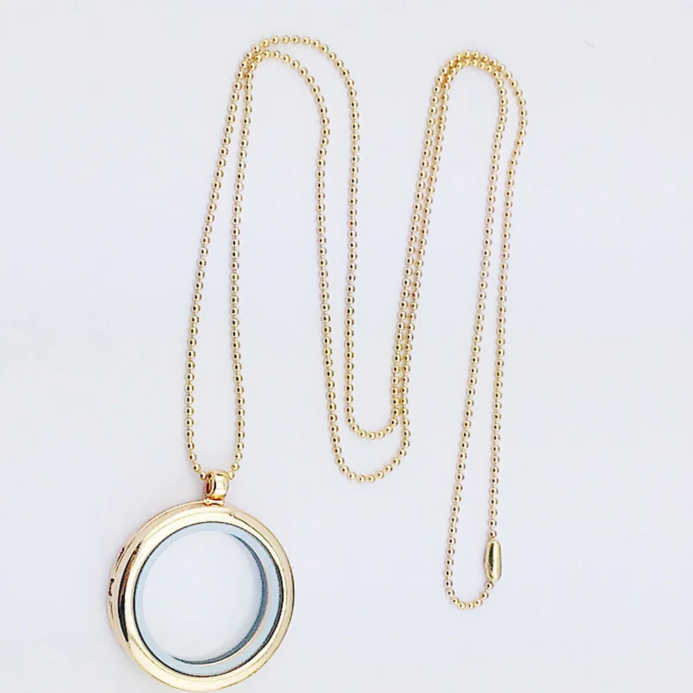 Ожерелье-кулон из сплава, 1 шт., для женщин, с гальваническим покрытием, экологически чистое, гипоаллергенное, золотистый круг, медальон для памяти
Ожерелье-кулон из сплава, 1 шт., для женщин, с гальваническим покрытием, экологически чистое, гипоаллергенное, золотистый круг, медальон для памяти