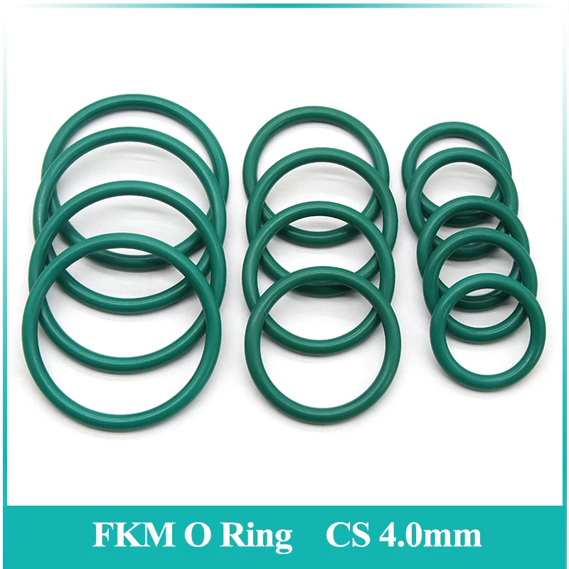 10/50Pcs Green FKM O Ring CS 4mm OD 14~130mm Sealing Gasket Insulation Oil Resistant High Temperature Resistance Fluorine Rubber
10/50Pcs Green FKM O Ring CS 4mm OD 14~130mm Sealing Gasket Insulation Oil Resistant High Temperature Resistance Fluorine Rubber