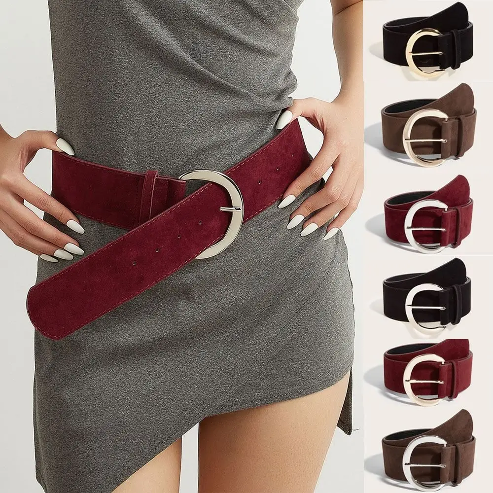 Maillard Styles Suede Leather Wide Belt Luxury Design Trendy Business Waist Strap Versatile Casual Pin Buckle Waistband Gifts
Maillard Styles Suede Leather Wide Belt Luxury Design Trendy Business Waist Strap Versatile Casual Pin Buckle Waistband Gifts