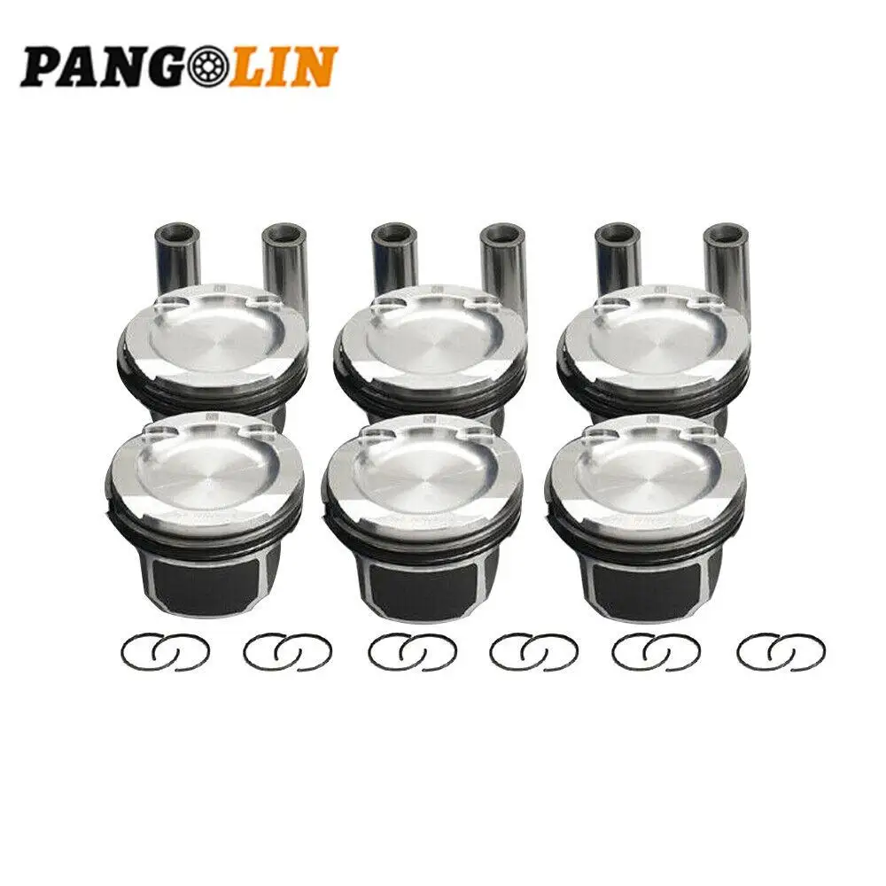 6PCS Pistons & Rings Set Φ84mm 11257610295 11257577586 For BMW E82 E90 E60 F01 135i 335i 535i 740i N54B30 3.0 L6 11257561698
6PCS Pistons & Rings Set Φ84mm 11257610295 11257577586 For BMW E82 E90 E60 F01 135i 335i 535i 740i N54B30 3.0 L6 11257561698