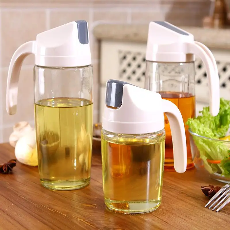 Modern Simple Automatic Opening And Closing Oil Bottle Large Capacity Kitchen Glass Oil Pot Home Kitchen Dustproof Storage Jar
Modern Simple Automatic Opening And Closing Oil Bottle Large Capacity Kitchen Glass Oil Pot Home Kitchen Dustproof Storage Jar