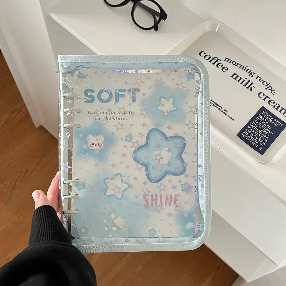 A5 Binder Photo Album Cover PVC Korea Style Photo Collect Book Cover Beautiful Transparent Card Binder Pack Girls Gifts
A5 Binder Photo Album Cover PVC Korea Style Photo Collect Book Cover Beautiful Transparent Card Binder Pack Girls Gifts