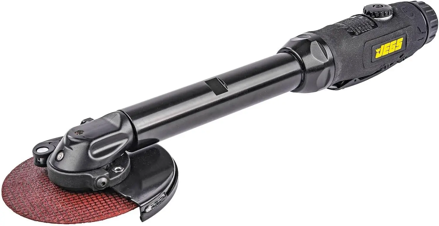 81143 Extended Reach Air Cut-Off Tool with 4 in Wheel 16,500 RPM-Reversible
81143 Extended Reach Air Cut-Off Tool with 4 in Wheel 16,500 RPM-Reversible