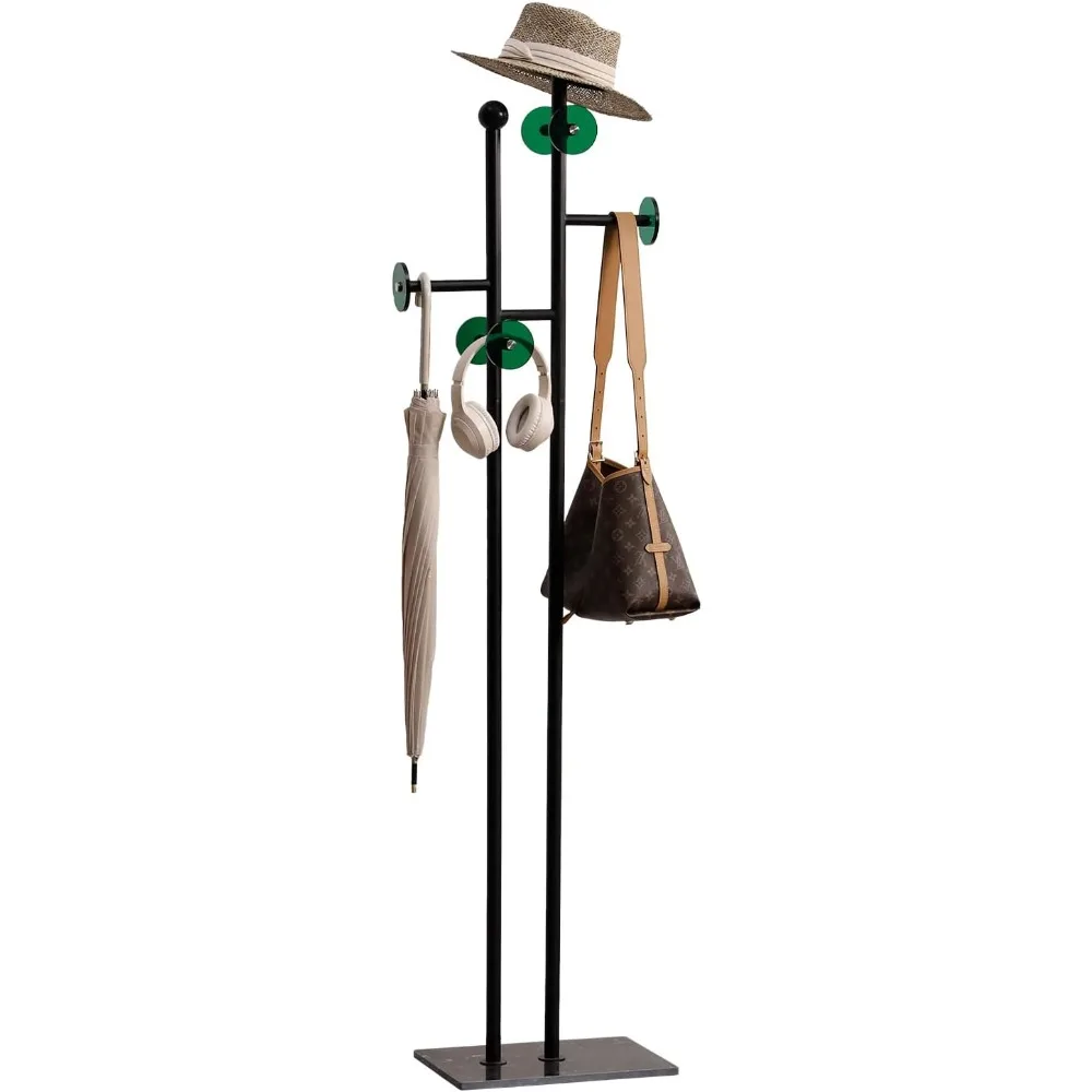 Metal Coat Rack Freestanding Clothes Rack with Square Marble Base & Acrylic Hooks Hanging Clothes Rack for Entryway Bedroom Livi
Metal Coat Rack Freestanding Clothes Rack with Square Marble Base & Acrylic Hooks Hanging Clothes Rack for Entryway Bedroom Livi